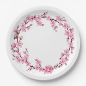 PAPIERPLATTE: BLOSSOM-SCHREIBEN PAPPTELLER (Vorderseite)