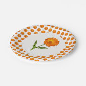 Papierplatte - Calendula Pappteller (Schrägansicht)