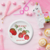 Papierplatte Cherry Stems Pappteller (Party)