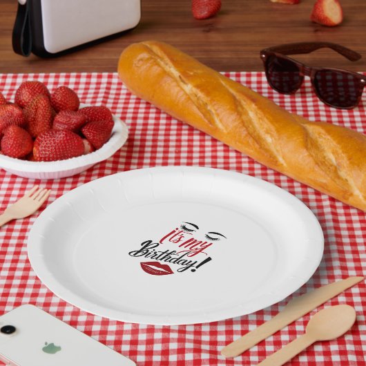 Papierplatte - Das ist mein Geburtstag Pappteller (Picknick)
