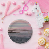 Papierplatte der Blue Water Bridge Pappteller (Party)