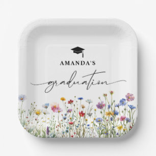 Papierplatte der farbenfrohen Studierungspartei Pappteller