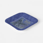 Papierplatte der Fun Whale Graduation Pappteller (Gewinkelt)