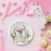 Papierplatte der niedlichen Rotwild der Babydusche Pappteller (Party)