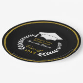 Papierplatte der White-Grad-Klasse Pappteller (Schrägansicht)