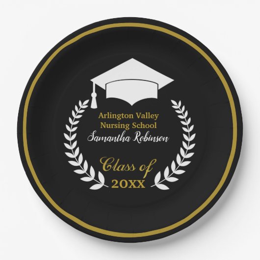 Papierplatte der White-Grad-Klasse Pappteller (Vorderseite)