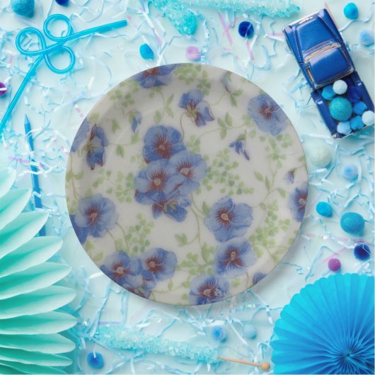 Papierplatte der Wildblume Pappteller (Party)