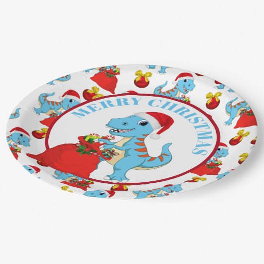 Papierplatte des festlichen pappteller (Schrägansicht)