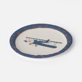 Papierplatte des Flugzeugs Pappteller (Schrägansicht)