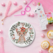 Papierplatte des niedlichen Fuchses der Babydusche Pappteller (Party)