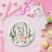 Papierplatte des niedlichen Kaninchens der Pappteller (Party)