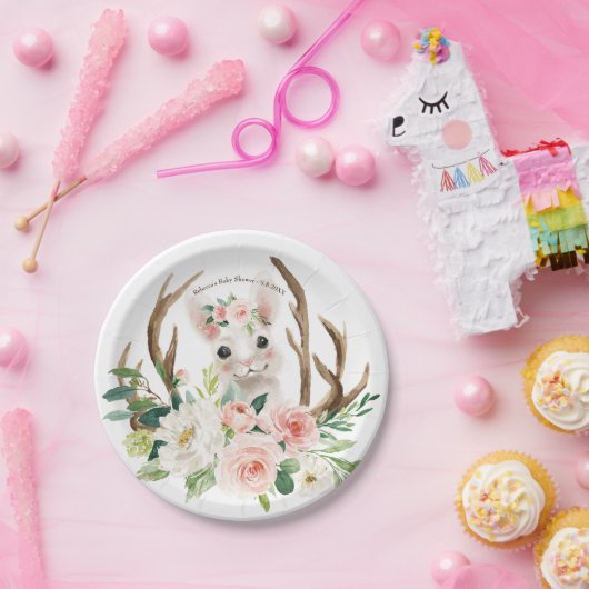 Papierplatte des niedlichen Kaninchens der Pappteller (Party)