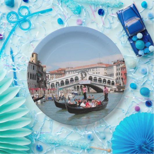 Papierplatte des Venedig-Kanals Pappteller (Party)