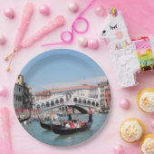 Papierplatte des Venedig-Kanals Pappteller (Party)