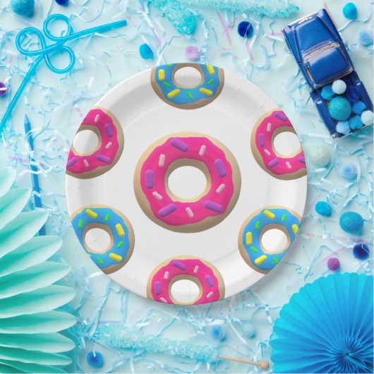 Papierplatte Donut Pappteller (Party)