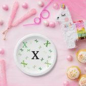 Papierplatte - durcheinandergebrachte Buchstaben Pappteller (Party)