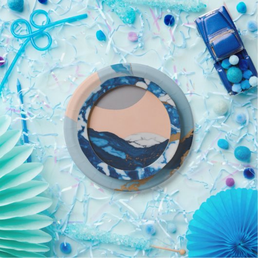 Papierplatte EcoChic Dining Delight Pappteller (Party)