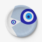 Papierplatte "Evil Eye" Pappteller (Vorderseite)