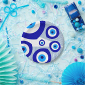 Papierplatte "Evil Eye" Pappteller (Party)