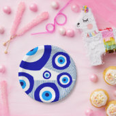 Papierplatte "Evil Eye" Pappteller (Party)