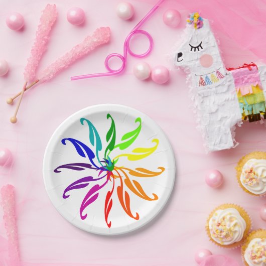 Papierplatte - Farbrad Pappteller (Party)