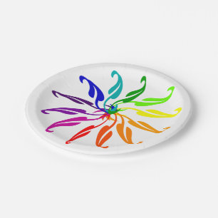 Papierplatte - Farbrad Pappteller