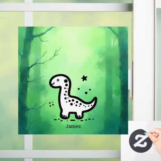 Papierplatte Fensteraufkleber (Zuhause)