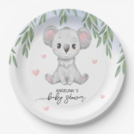 Papierplatte für Babydusche Pappteller