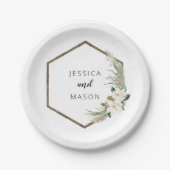 Papierplatte für Bohemische Polterabend Pappteller (Vorderseite)