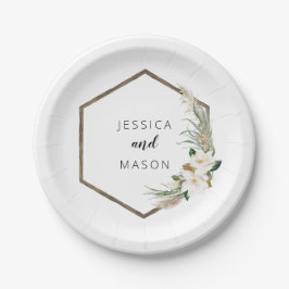 Papierplatte für Bohemische Polterabend Pappteller