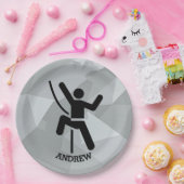 Papierplatte für das Design von Rock Climber Pappteller (Party)
