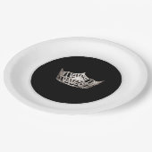 Papierplatte für das Party Pageant Pappteller (Schrägansicht)