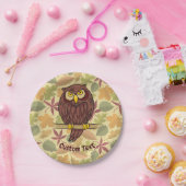 Papierplatte für den Cartoon von Owl Pappteller (Party)