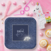 Papierplatte für Denim und Diamanten Pappteller (Party)