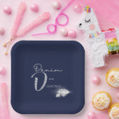 Papierplatte für Denim und Diamanten Pappteller (Party)