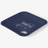 Papierplatte für Denim und Diamanten Pappteller (Gewinkelt)