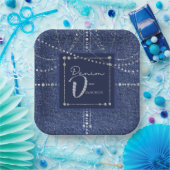 Papierplatte für Denim und Diamanten Pappteller (Party)