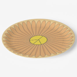 Papierplatte für die Blume Pappteller