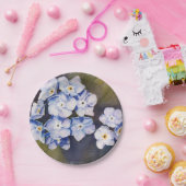 PAPIERPLATTE FÜR DIE BLUME VON VERGESSEN-EMPFEHLEN PAPPTELLER (Party)