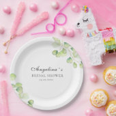 Papierplatte für ein Brautparty. Pappteller (Party)