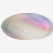 Papierplatte für gebürstete Pasten Pappteller (Schrägansicht)