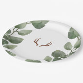 Papierplatte für Hirschwald Pappteller (Schrägansicht)