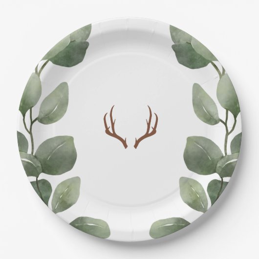 Papierplatte für Hirschwald Pappteller (Vorderseite)