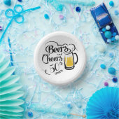 Papierplatte für Käse und Bier Pappteller (Party)