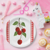 Papierplatte für Kirschen Pappteller (Party)