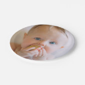 Papierplatte für kundenspezifisches Foto Pappteller (Schrägansicht)