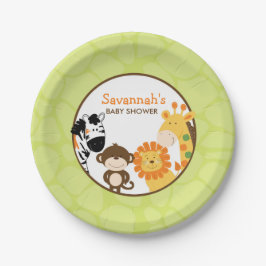 Papierplatte für leuchtende Safari Pappteller