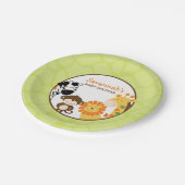 Papierplatte für leuchtende Safari Pappteller (Schrägansicht)