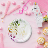 Papierplatte für Musiknoten Pappteller (Party)