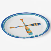 Papierplatte für nautische Autos Pappteller (Schrägansicht)